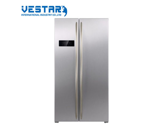 Side by Side Refrigerator with Mini Bar and Dispenser
