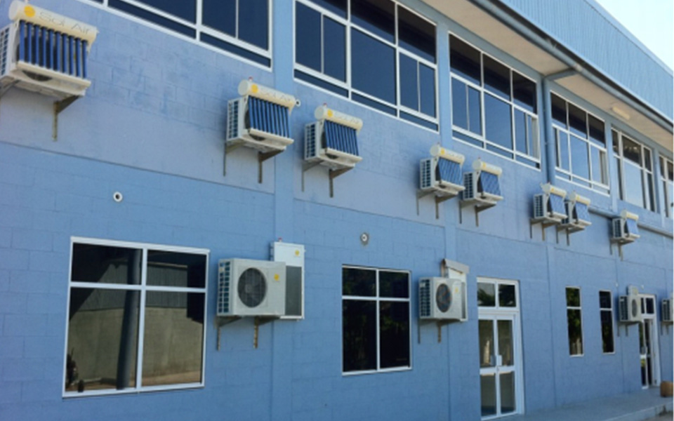 Solar air conditioning project of factory