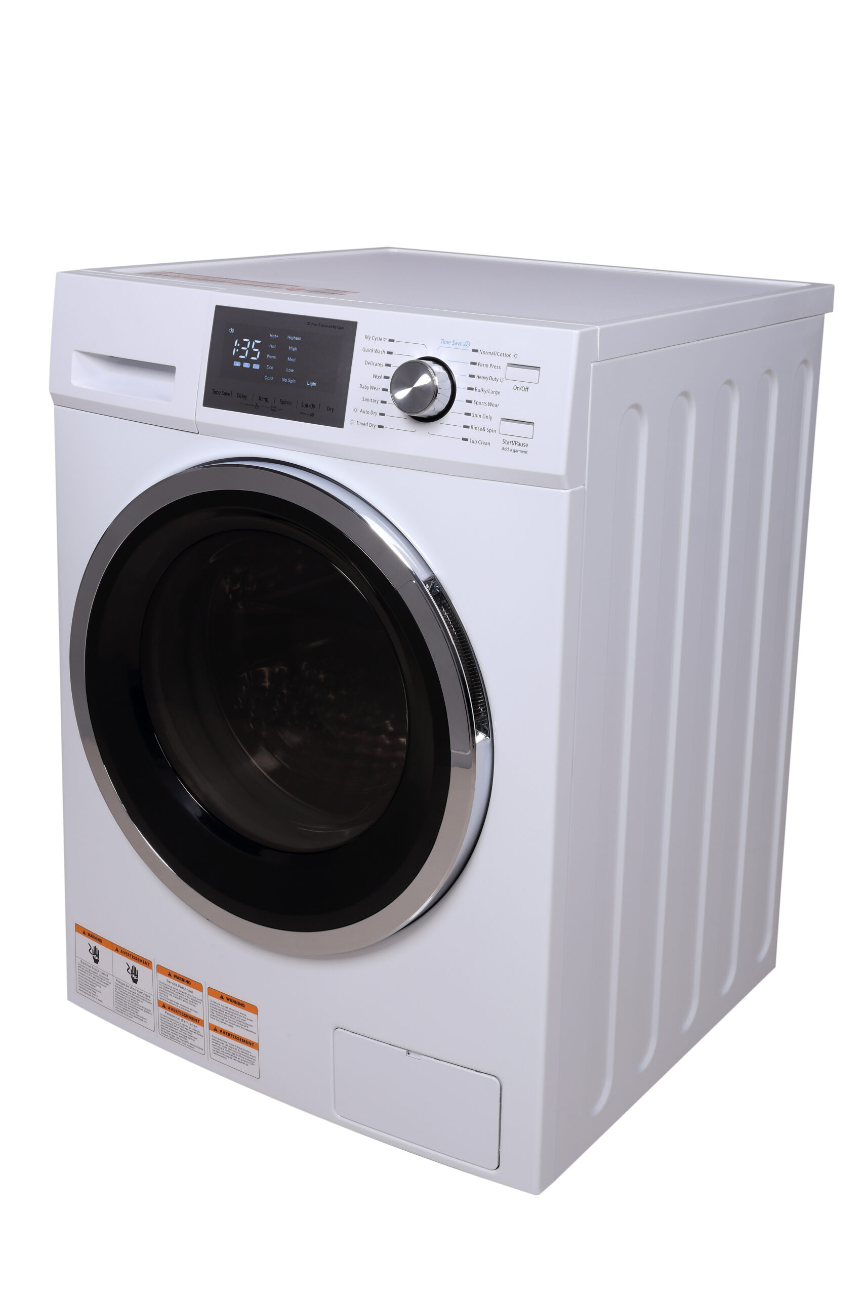 Fully automatic big capacity washer dryer combo machine
