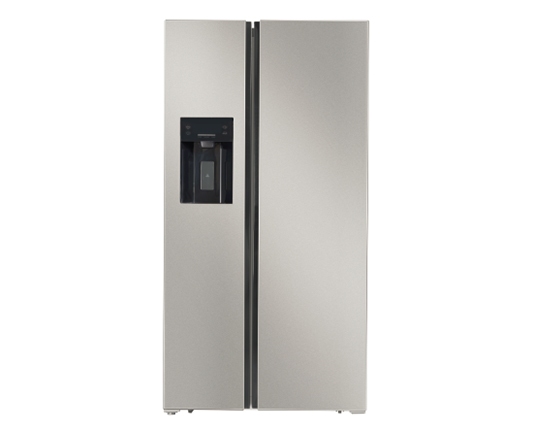VBCD-606WHI Side by Side Refrigerator with Automatic Ice Maker and Water Dispenser