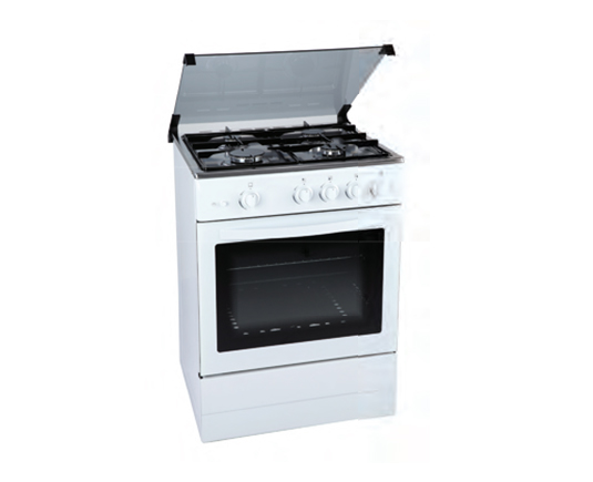 VE6X01-B1 INOX WHITE Freestanding Oven